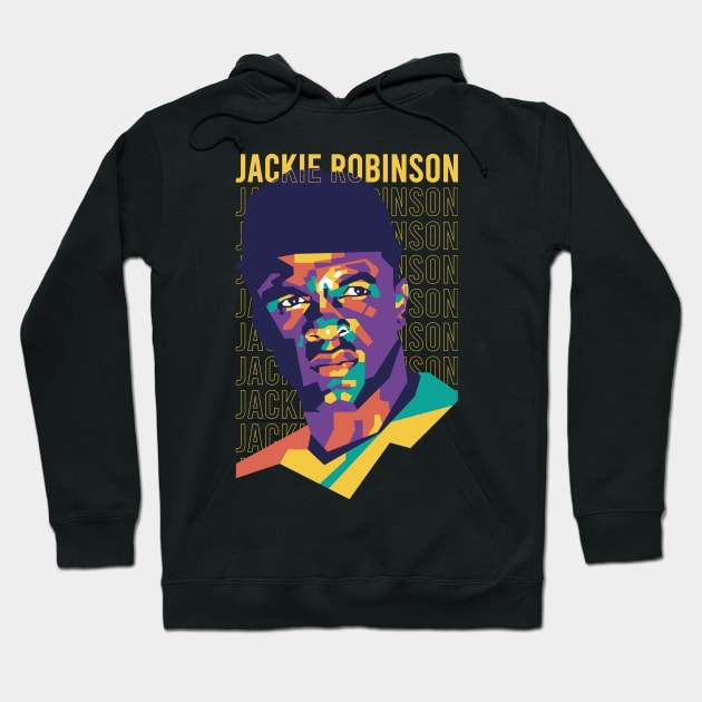 Jackie Robinson on WPAP art 1 Hoodie by pentaShop